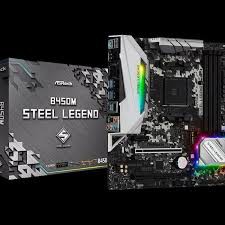 MOTHERBOARD ASROCK CHIPSET AMD B450M STEEL LEGEND SOCKET AM4