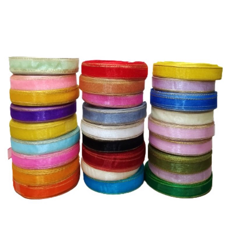 

Pita Organdi 1/2"inc 1.2cm 20yards Pinggir Mas