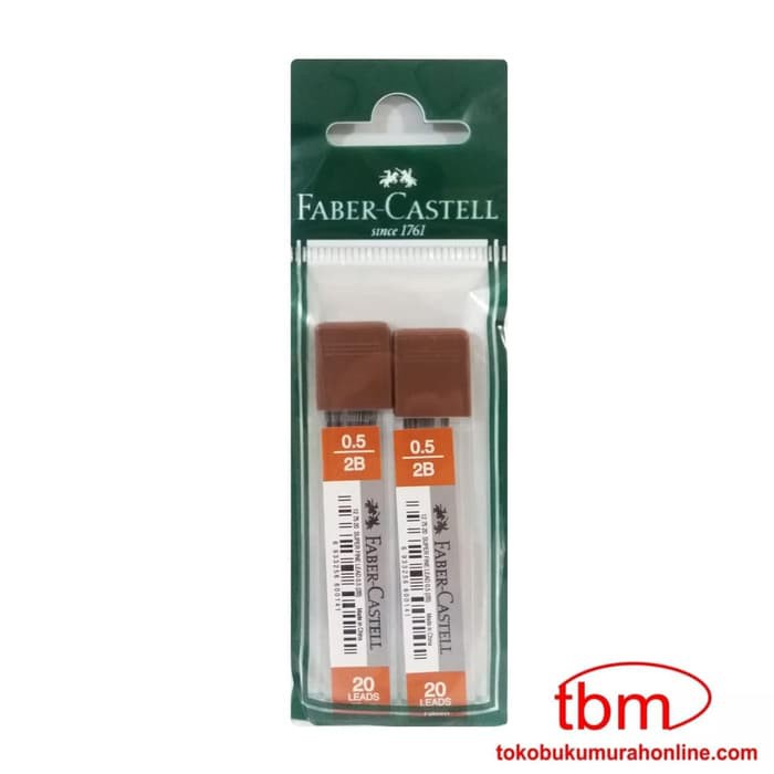 

LEAD SUPERFINE 0.5 (2B) ISI 2 FABER CASTEL 127520/ISI PENSIL MEKANIK