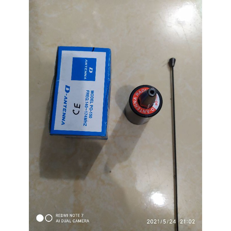 Antena Mobil Model Po - 150 freq. 140 ~ 174 MHZ Rig ht Rig mini