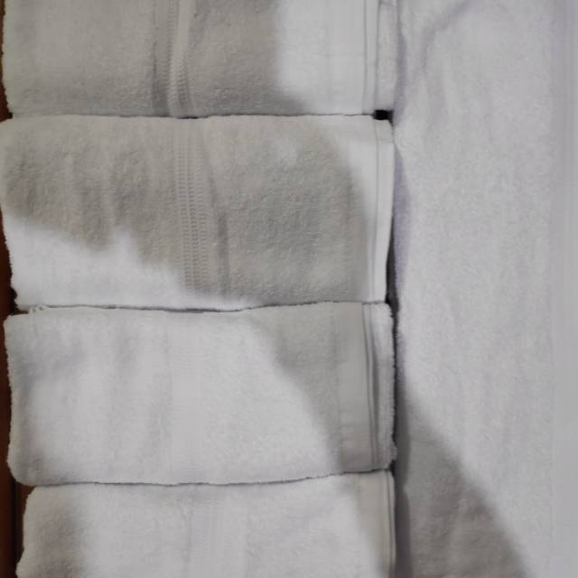 HANDUK PUTIH MUTIA  HOTEL SUPER PREMIUM 5 STARS, BATH TOWEL 50 X 100