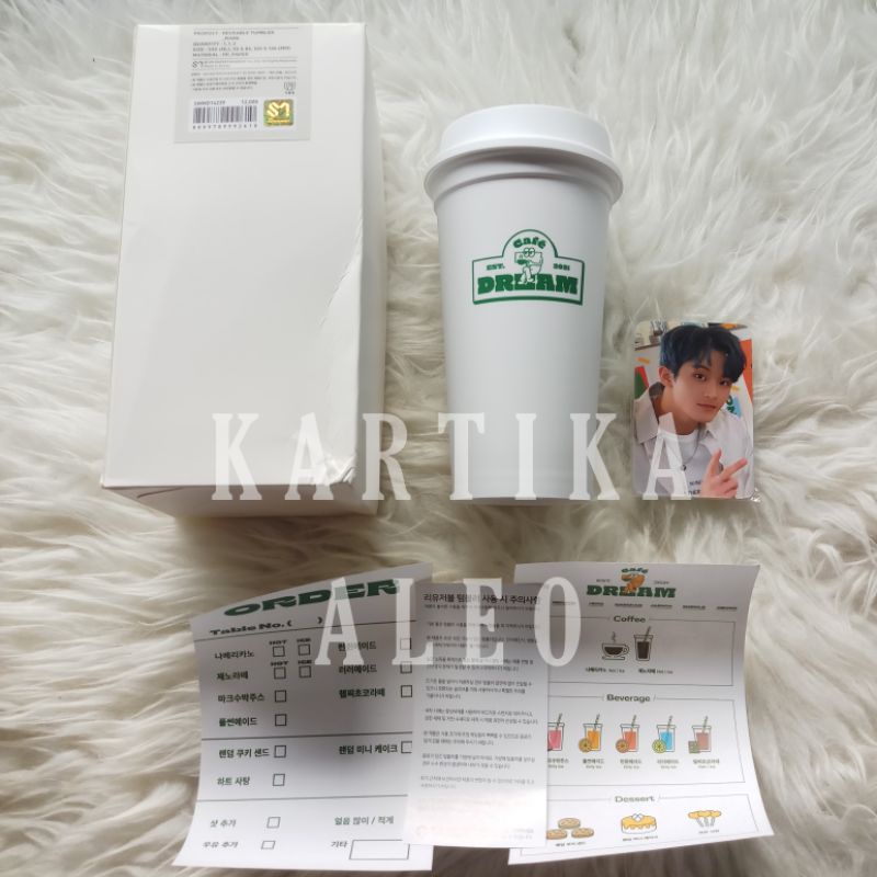 [READY STOCK] MD CAFE 7 DREAM - REUSABLE TUMBLR COLD CUP MARK NCT DREAM