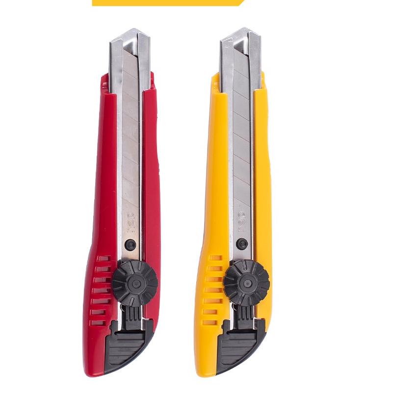 

5.5 Brand Deli Cutter dengan pisau baja SK5 sistem kunci manual perkakas E2043