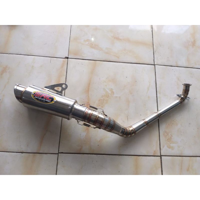 kenalpot racing aerox stnlish inlet 50mm