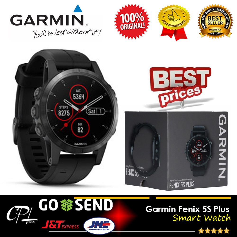 garmin 5s plus sapphire black