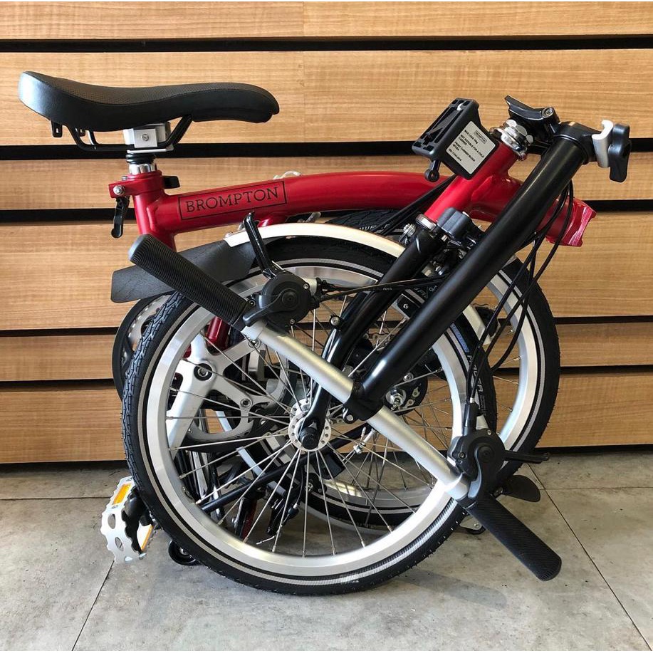 SEPEDA LIPAT BROMPTON S6L HOUSE RED + BLACK