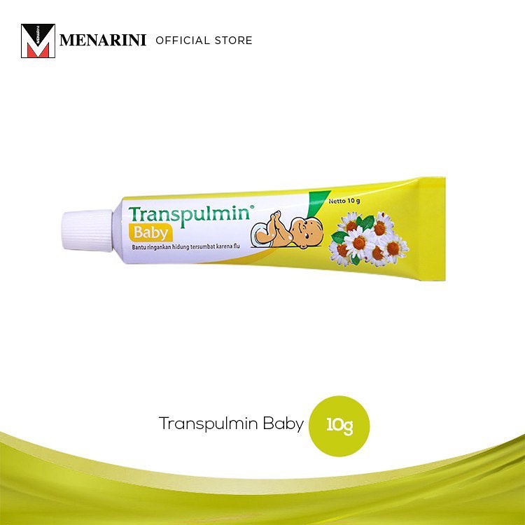 Transpulmin Baby Balsam 20gr / 10gr- Bantu Ringankan Hidung Tersumbat karena Flu pada Bayi