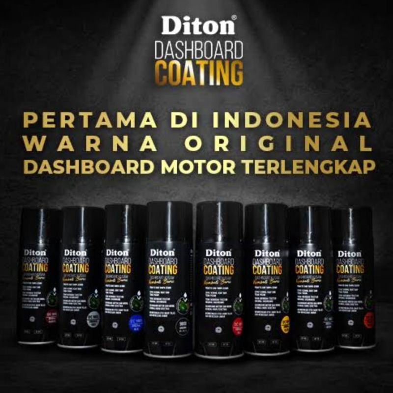 DASHBOARD COATING ORIGINAL BLACK NO 9800 DITON PREMIUM BODY KASAR MOTOR &amp; MOBIL 400CC