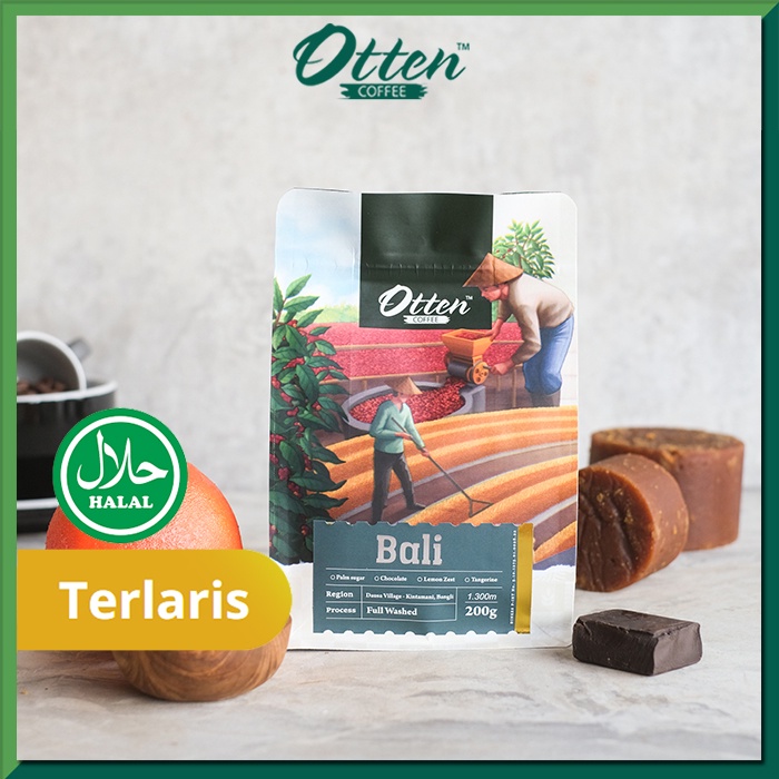 

Otten Coffee Arabica Bali Kintamani 200g Biji / Bubuk Kopi