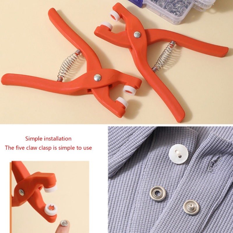 Set Tang Lubang Eyelet Grommet Untuk Kerajinan Tangan DIY