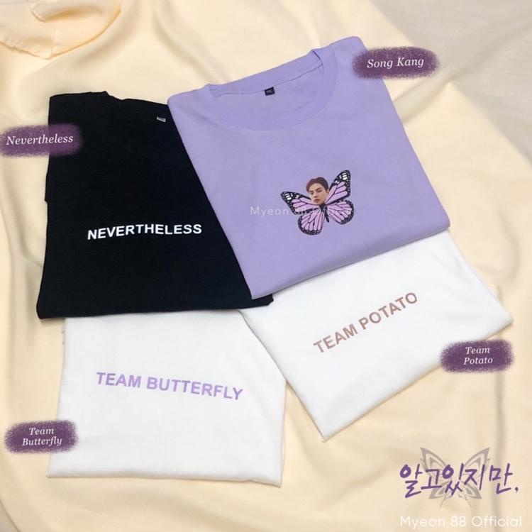[PRODUK LNHI9] Nevertheless Tshirt | Nevertheless Merchandise | Kaos Nevertheless | Song Kang EYV