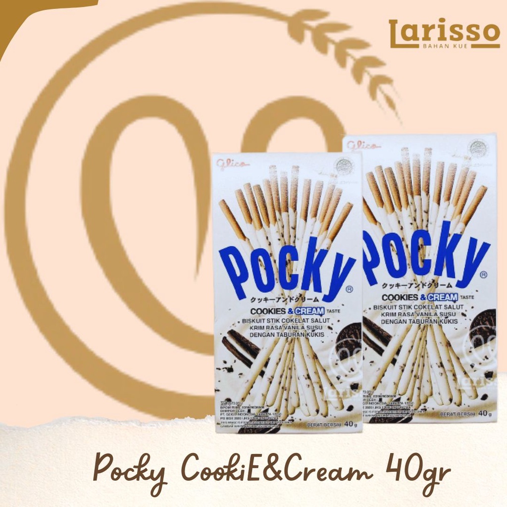 

GLICO POCKY 40GR COOKIE & CREAM