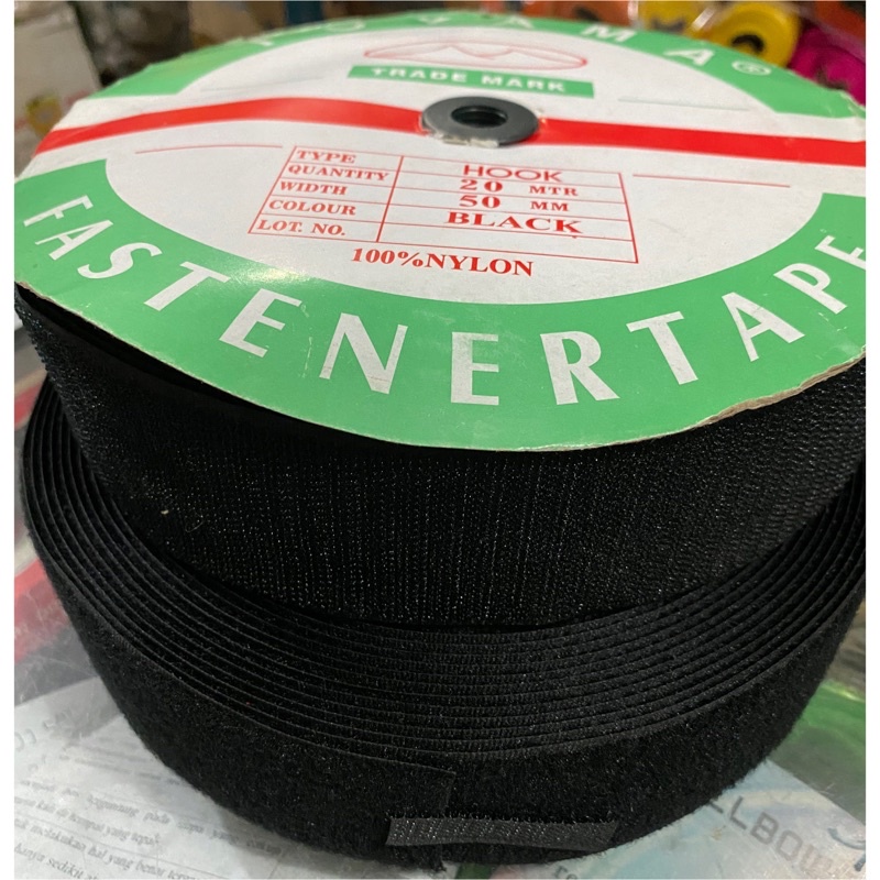 Perekat velcro lebar 5 cm 2 inch