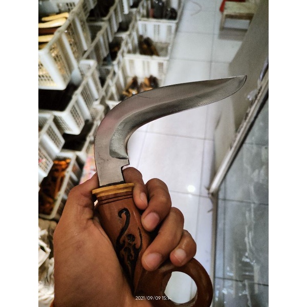 TERMURAH KARAMBIT MINANG UKIR COD BAYAR DITEMPAT