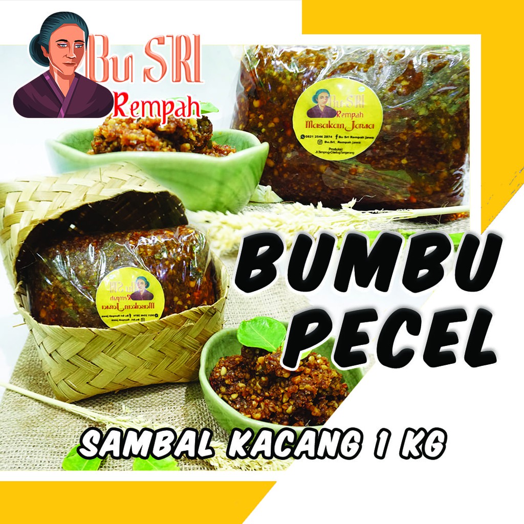 

Bumbu Pecel Bu.Sri Rempah PREMIUM ( 1 KG )