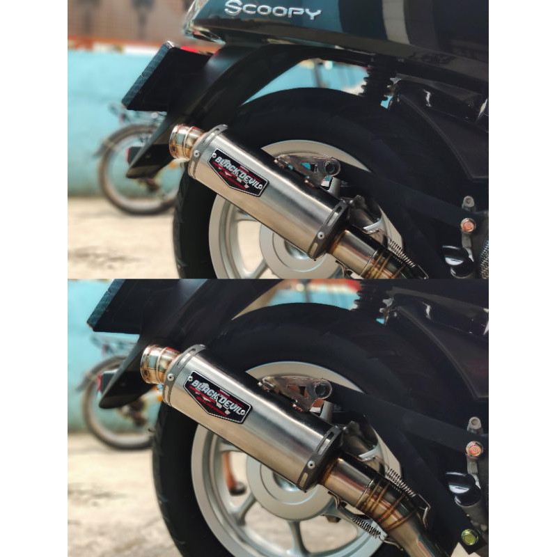 knalpot Black Devil Honda scoopy beat mio xeon-1