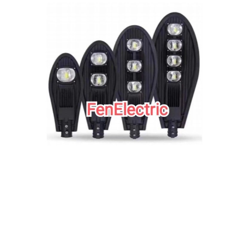 lampu jalan Pju cobra led 100 watt cahaya putih kuning