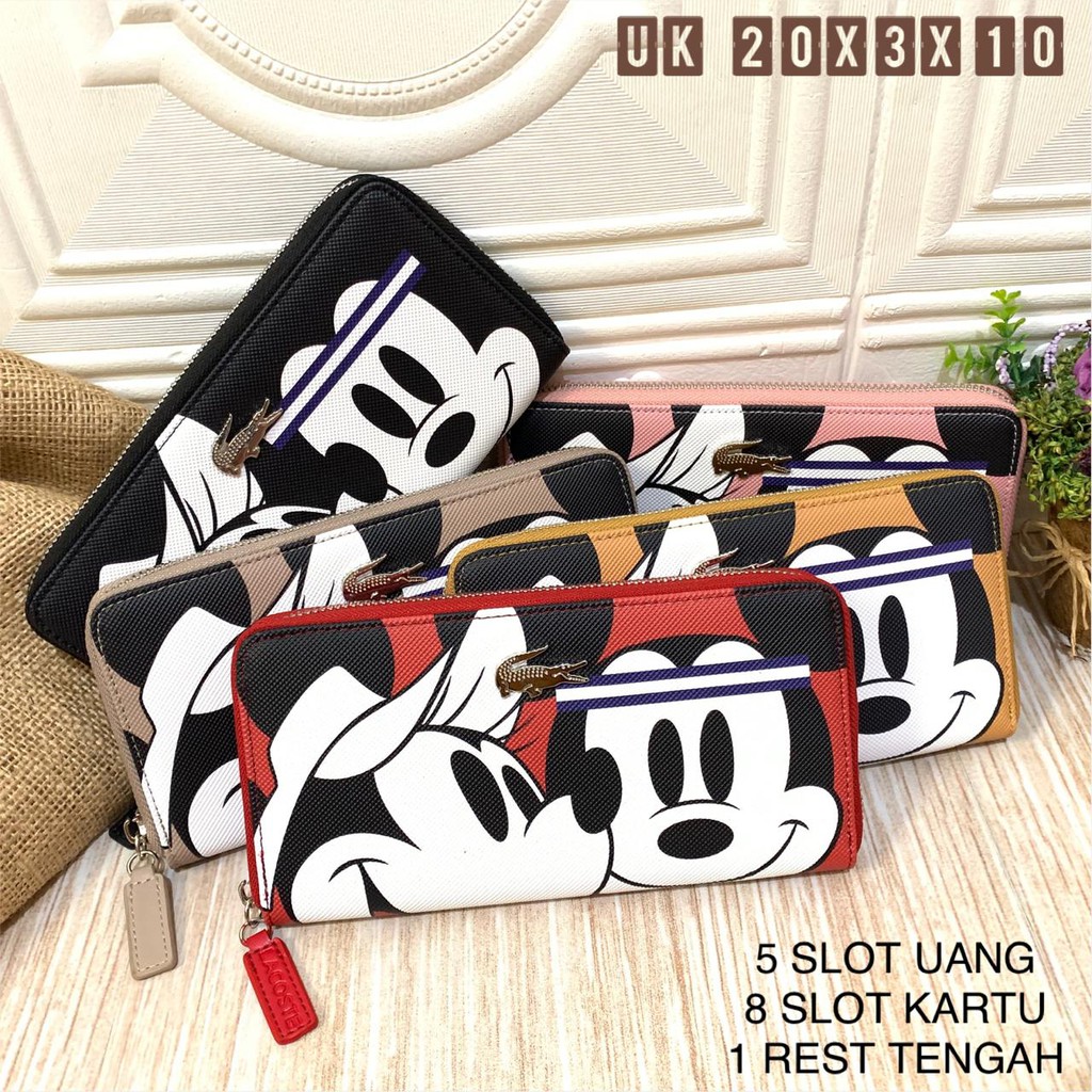DOMPET PANJANG LACOSTE MICKEY