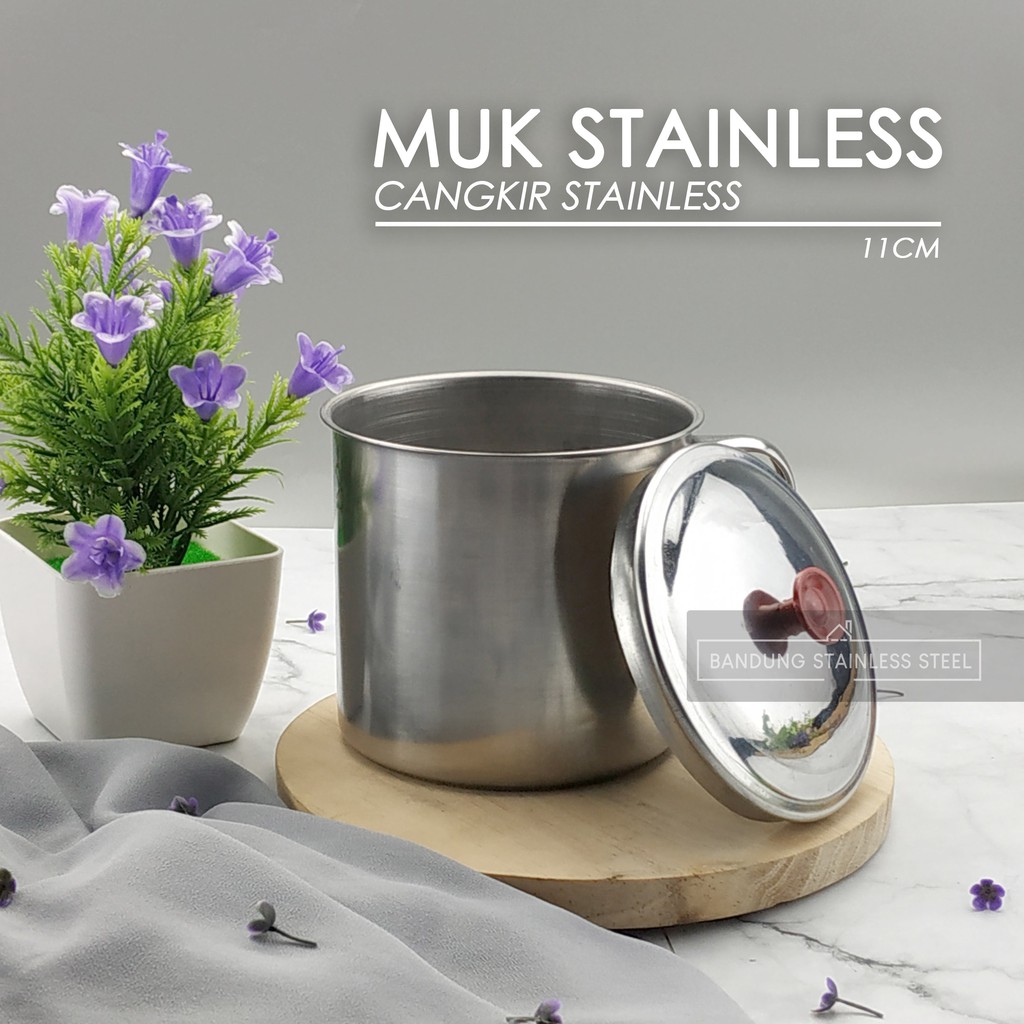 Muk Kopi Teh serbaguna murah 11 Cm / Muk Murah cangkir stainless