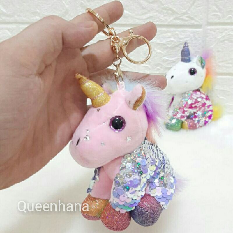 Gantungan Kunci Unicorn Gantungan Tas Unicorn Gantungan Kunci Flaminggo Little Pony