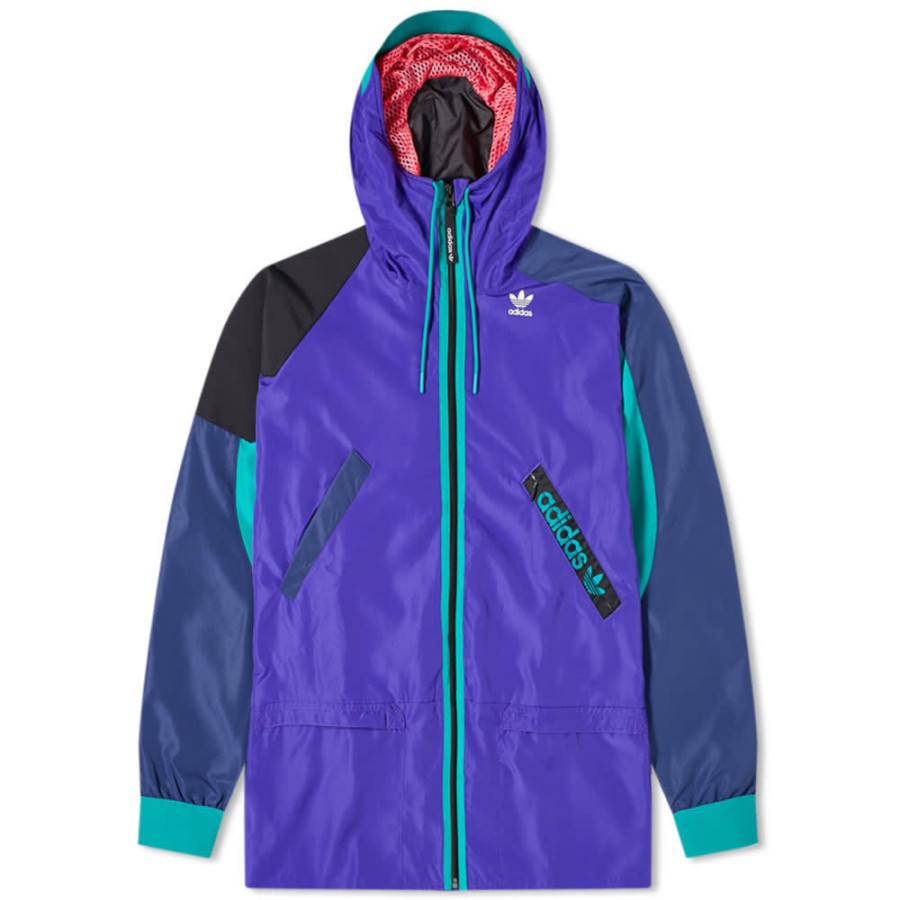 Original Adidas Originals PT3 Karkaj Windbreaker Jacket - Legend Ink