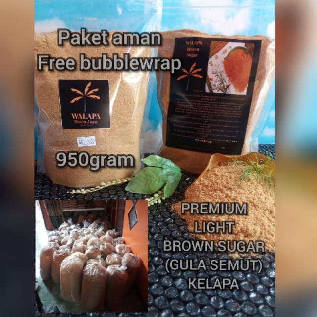 

950gr /COD/BROWN SUGAR/GULA SEMUT/GULA MERAH BUBUK/GULA DIET/GULA RENDAH KALORI/COCONUT SUGAR