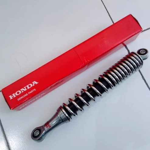 SHOCK SHOK SKOK BREAKER BEKER PEREDAM KEJUT BELAKANG SUPRA X 125 LAMA BATMAN REVO 100 FIT NEW PER SILVER ORI ORIGINAL HONDA AHM HGP ASLI 52400-KTM-850