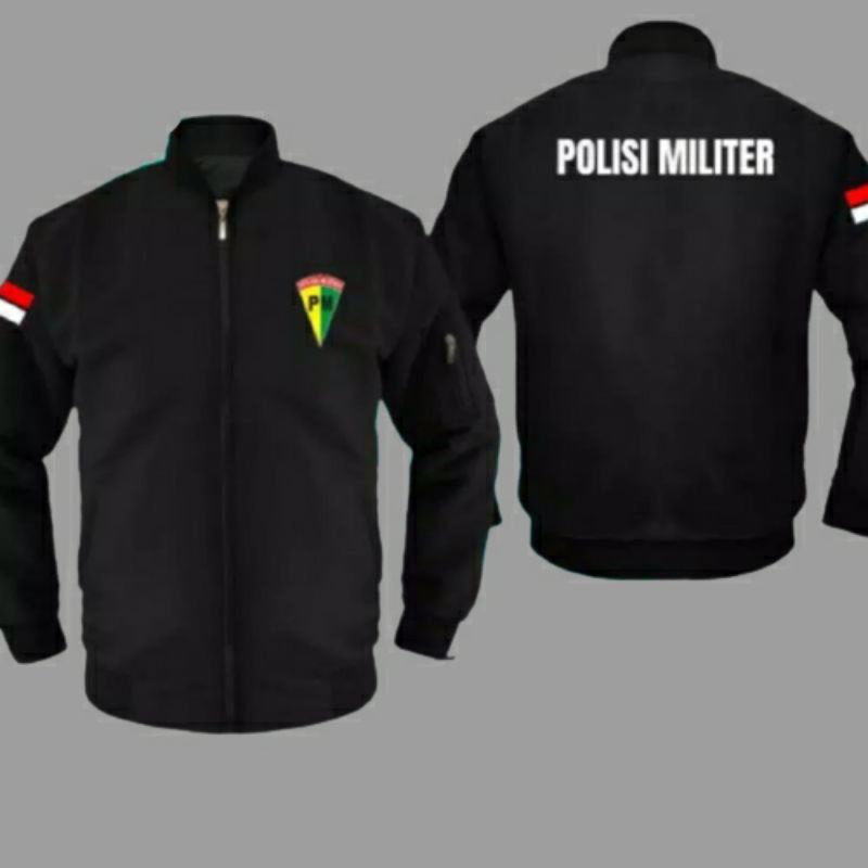 Jaket Pria POLISI MILITER TNI AD KOPASSUS model bomber bahan waterproof jaket militer keren