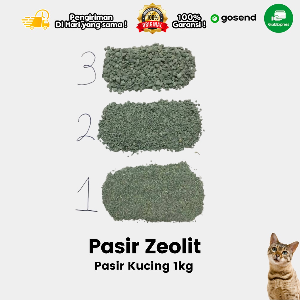 Pasir Kucing Zeolite 1Kg