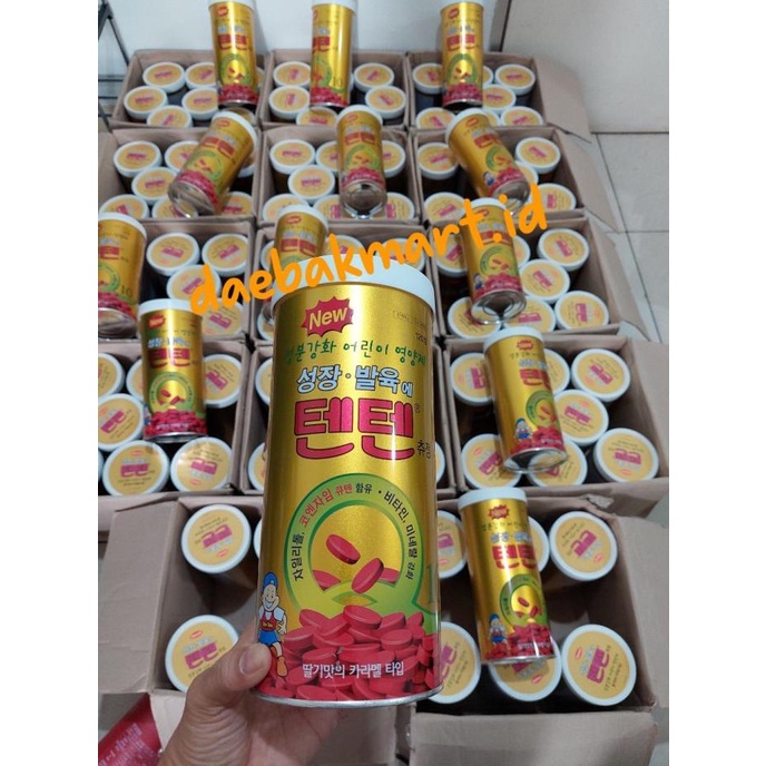 

TENTEN CHEWABLE TABLET VITAMIN KOREA isi 120 PCS GROWTH VIT