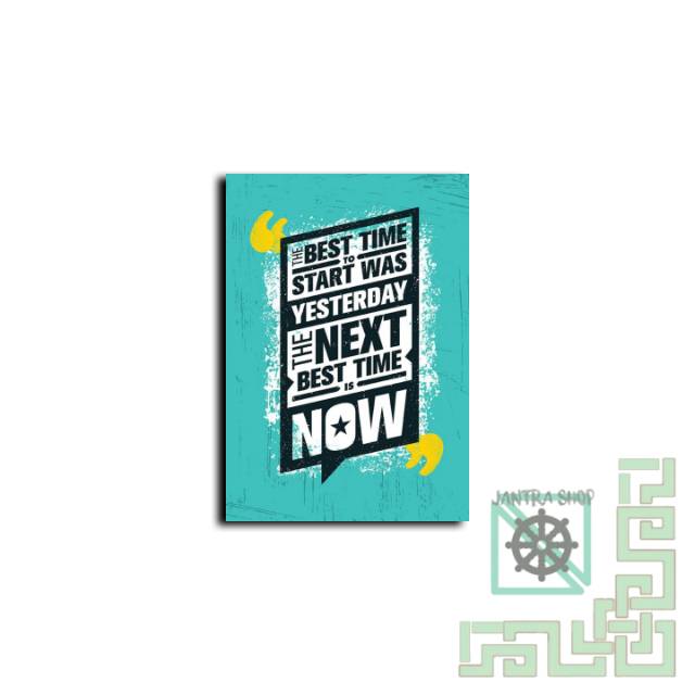 Poster kayu hiasan dinding quotes