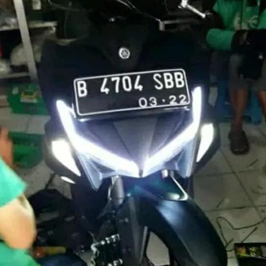 Lampu Alis 30 Cm 2 Mode Running Isi 2 Aerox,Vario,Nmax,Pcx,Cbr150r,R15,Ninja Dll