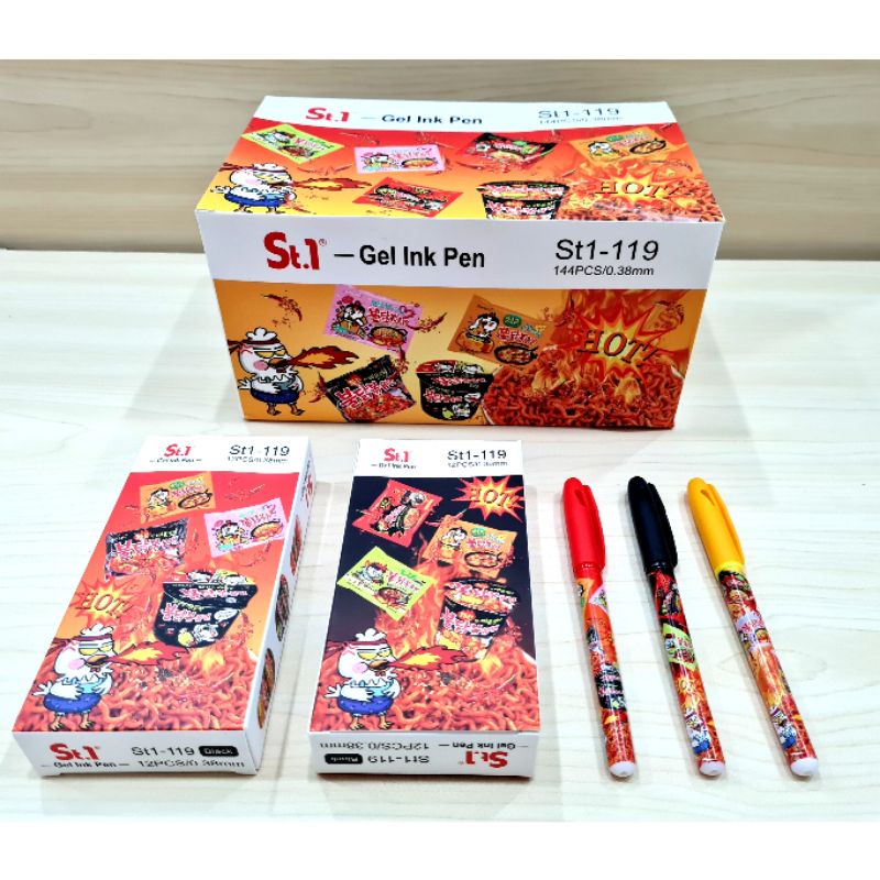 

Gel Pen Mie Korea Samyang Isi 12 Pcs