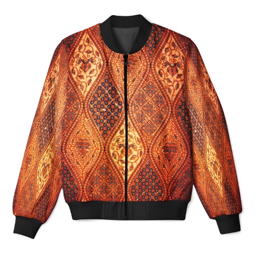 Jaket Bomber Batik / Jaket Motif Batik / Jaket Bomber Motif Batik Fullprint art2