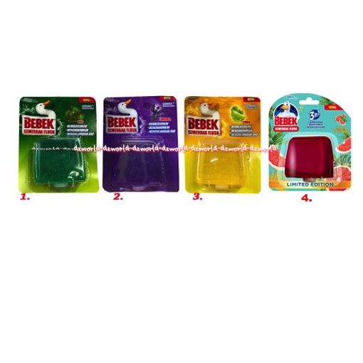 Bebek Semerbak Flush Refill 50ml Isi Ulang Pengharum Toilet Kloset Wc 3in1 Membersihkan Mengharumkan Menghilangkan Bau Pewangi Yang Gantungkan DiKloset Closet Duck