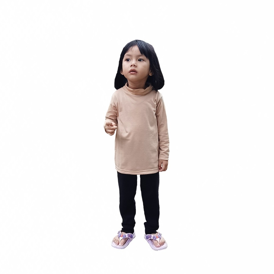 Yasta Fashion Baju  Manset  Anak Warna  Cream 1 8 Tahun 