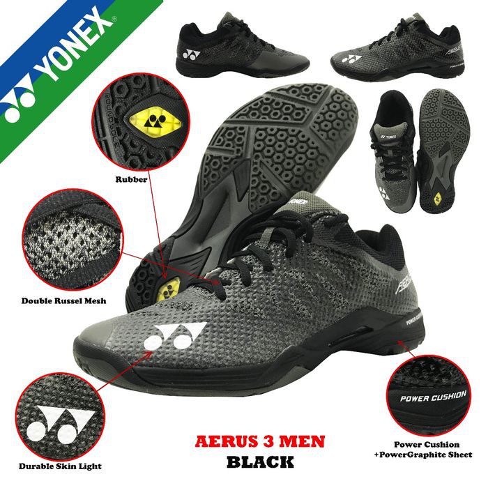 YONEX AERUS 3 MEN SEPATU BADMINTON ORIGINAL