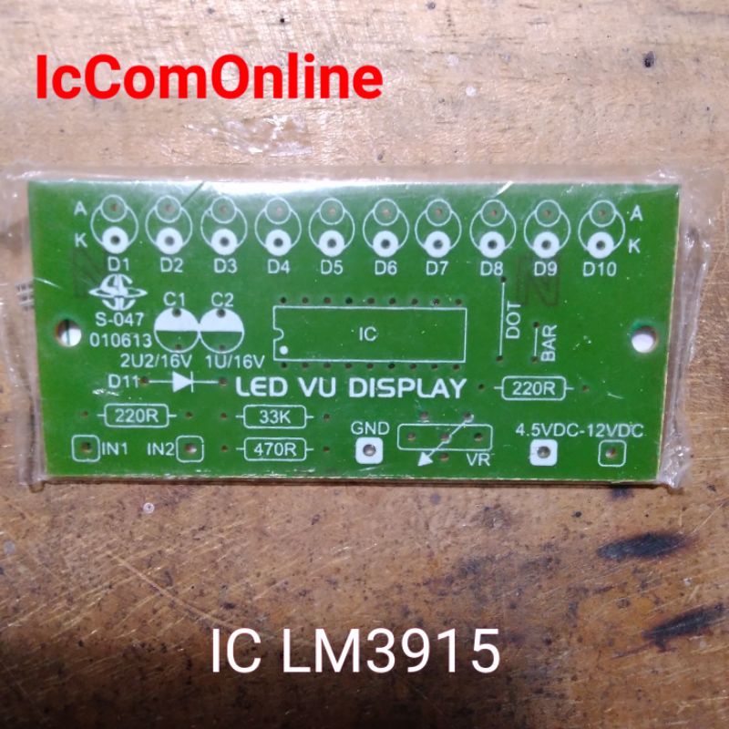 Jual PCB VU LED DISPLAY LM3915 | Shopee Indonesia