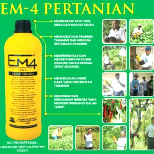 EM4 PERTANIAN 1 LITER- PUPUK ORGANIK CAIR BAKTERI FERMENTASI