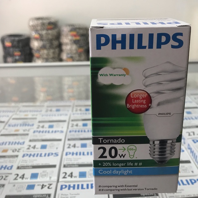 PHILIPS LAMPU TORNADO 20 WATT / 24 WATT