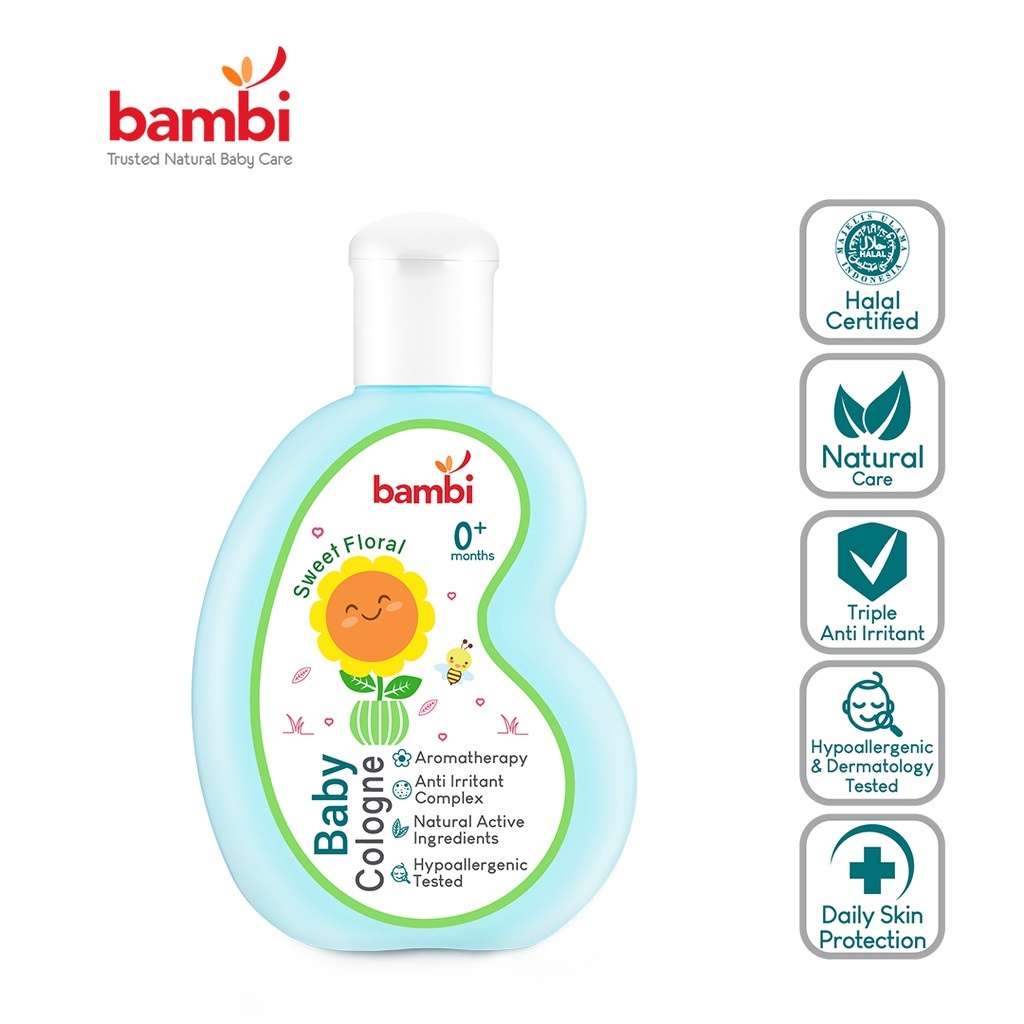 Bambi Baby Cologne Sweet Floral / Morning Breezy 100ml