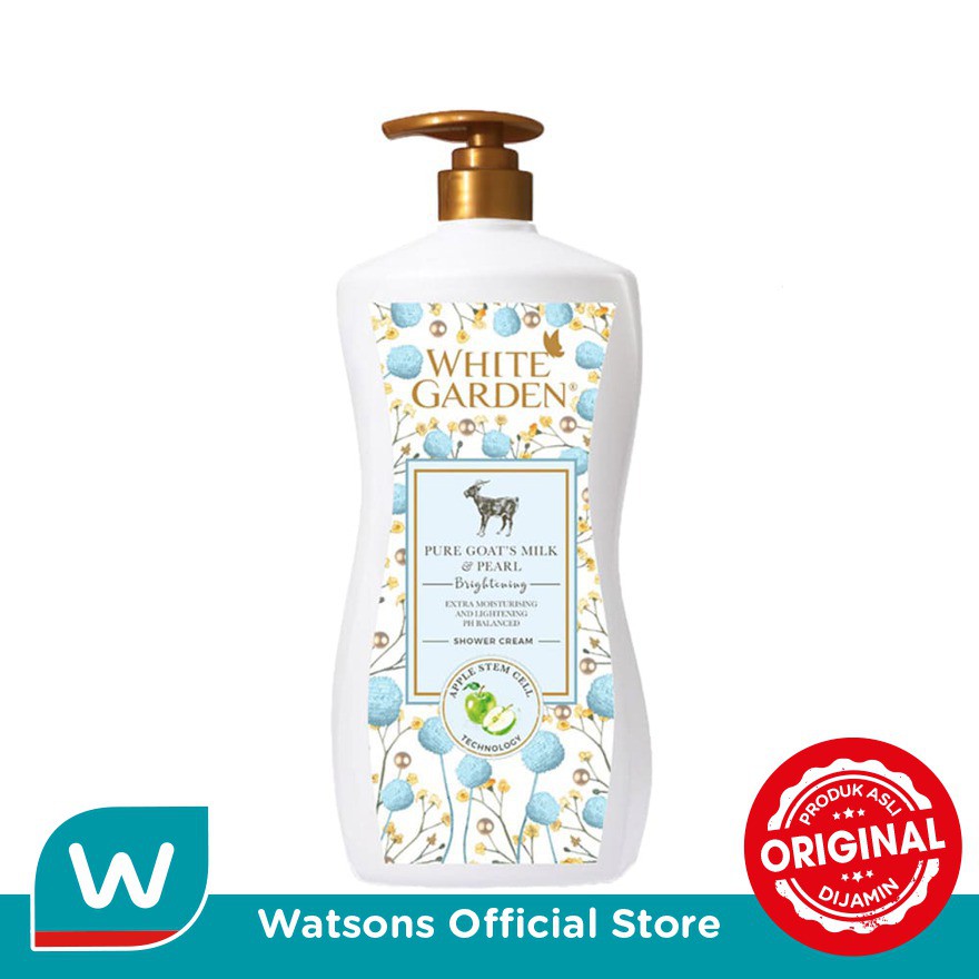 White Garden Shower Cream Pure Goat's Milk & Pearl 1100