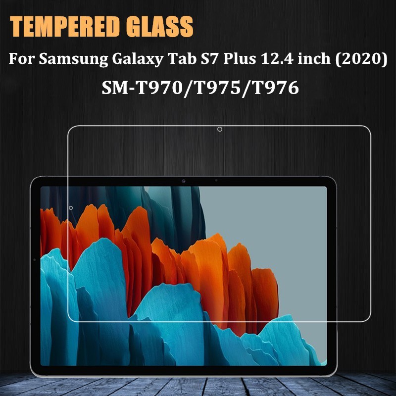 Pelindung Layar bahan Tempered glass Samsung Galaxy Tab S7 &amp; S7 Plus &amp; S7 Fe