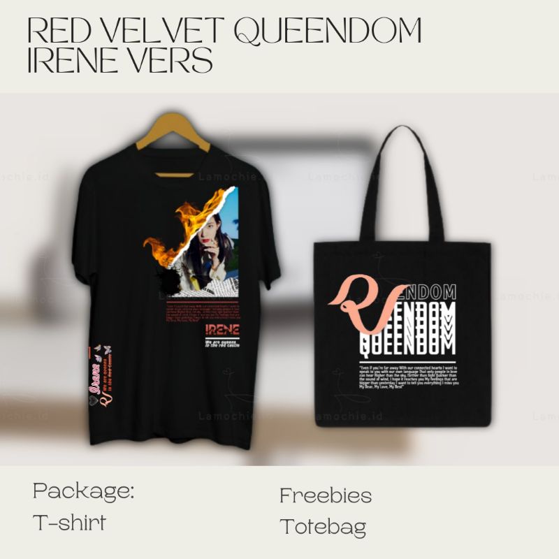 RED VELVET T-SHIRT "QUEENDOM"