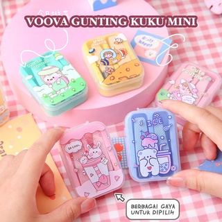 %e2%98%9bready stock%e2%98%9a%ef%bc%88free box%ef%bc%89peralatan menicure gunting kuku mini gunting kuku karakter lucu mini stainless stell alat gunting kuku portable tools set import