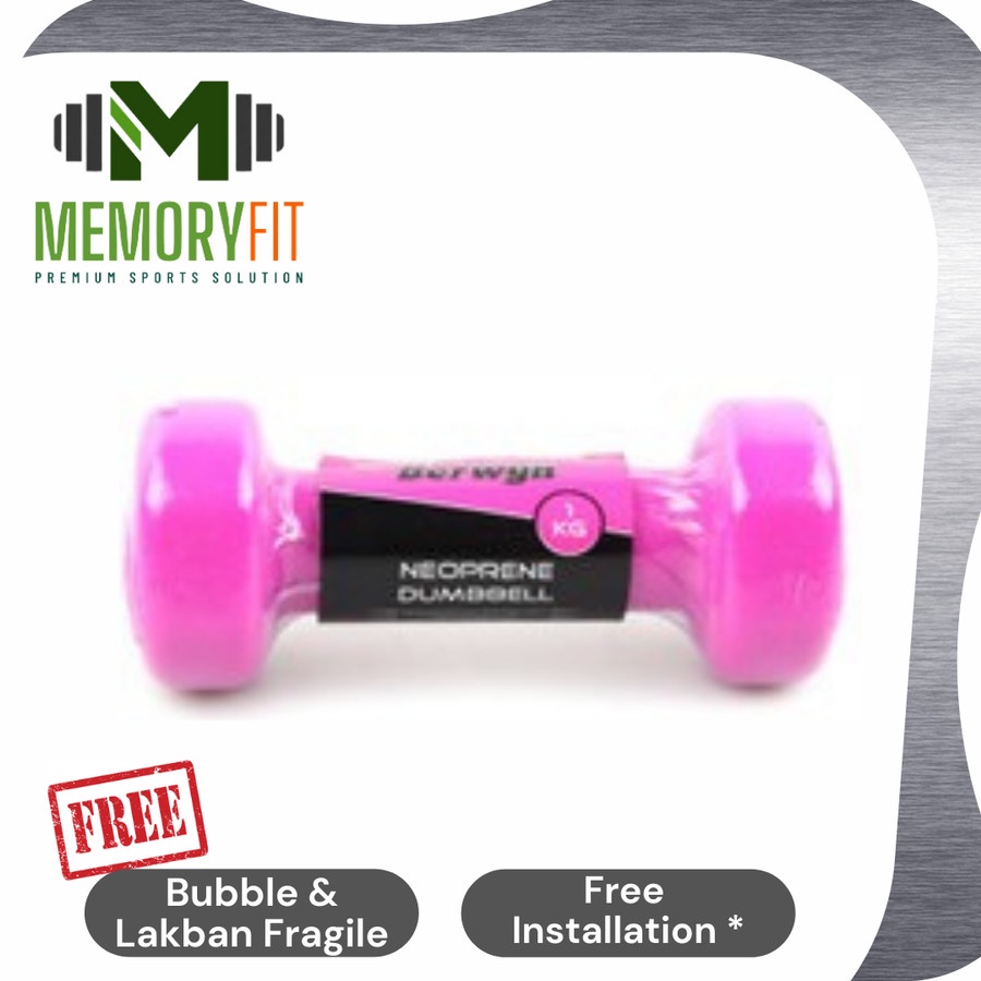 BERWYN NEOPRENE 1 KG DUMBELL / DUMBBELL / BARBELL