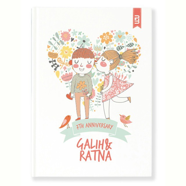 

Notebook Buddybooks COUPLE03 Buku Catatan Custom Hadiah Kado Diary