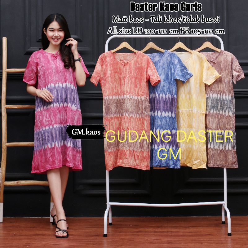 DASTER KAOS BATIK KEKINIAN MODEL LEHER TALI/NON BUSUI NON RUFFLE