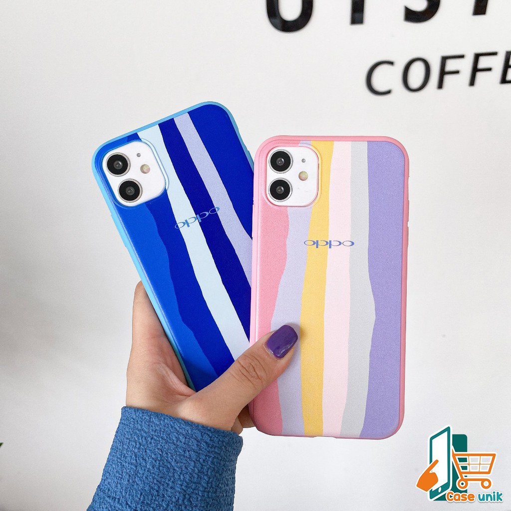 SS046 CASE RAINBOW OPPO A31 A8 A9 A5 A15 A15S A52 A92 A53 A33 A54 A71 RENO 4 4F 5F A94 2020 CS2327