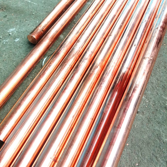 Produk Terbaru Tembaga Batangan Diameter 22 Mm X 50 Cm